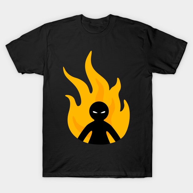 Rage - angry human T-Shirt by XOOXOO